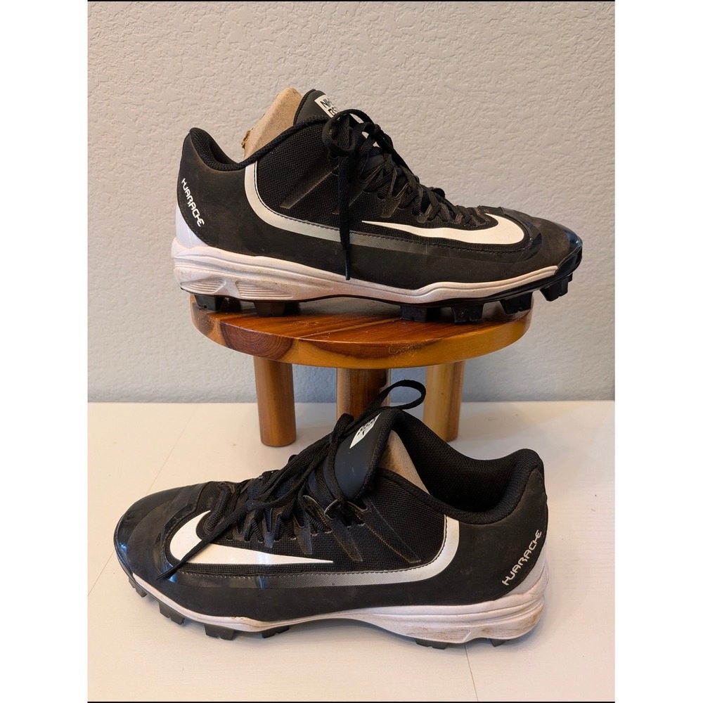 Nike Huarache 2KFilth Keystone Baseball Cleats Black White 822957-010 Mens 11